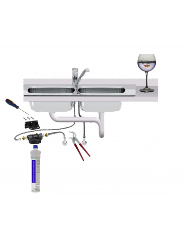 Filtre à eau purificateur sous évier - Pack Filtre 12