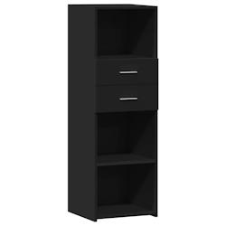 HELLOSHOP26 - Buffet bahut commode armoire meuble de rangement organisateur cuisine salle de séjour salon haut 40 x 42,5 x 124 cm bois d'ingénierie_0