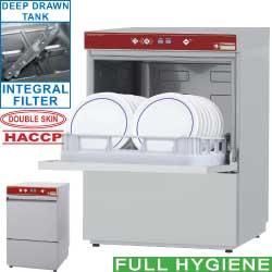 Lave-vaisselle frontal - portes 500x500 mm - Full Hygiène - Best Wash DFS7/6_0