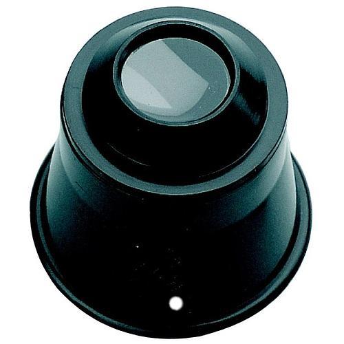 Loupe d'horloger - Grossissement x10 - Lentille en verre silicate biconvexe - Ø 25 mm_0