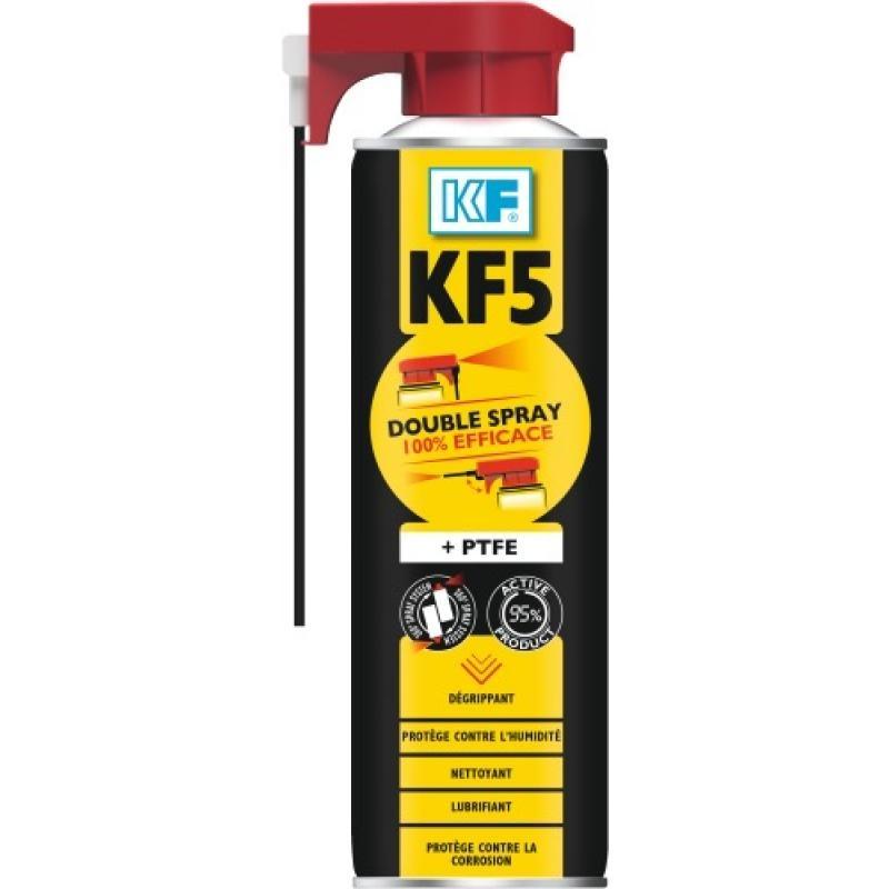 Lubrifiant dégrippant KF 5 double spray, aérosol de 500 ml net_0