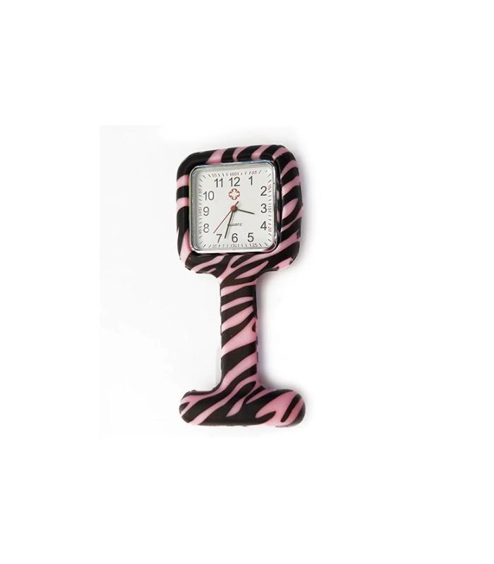 MONTRES INFIRMIÈRES TIGRE ROSE NOIR - TENSIOMÈTRE MANUEL_0