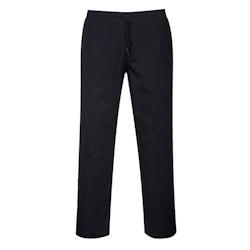 Portwest - Pantalon de cuisine noir DRAWSTINGS Noir Taille L - L 5036108160082_0