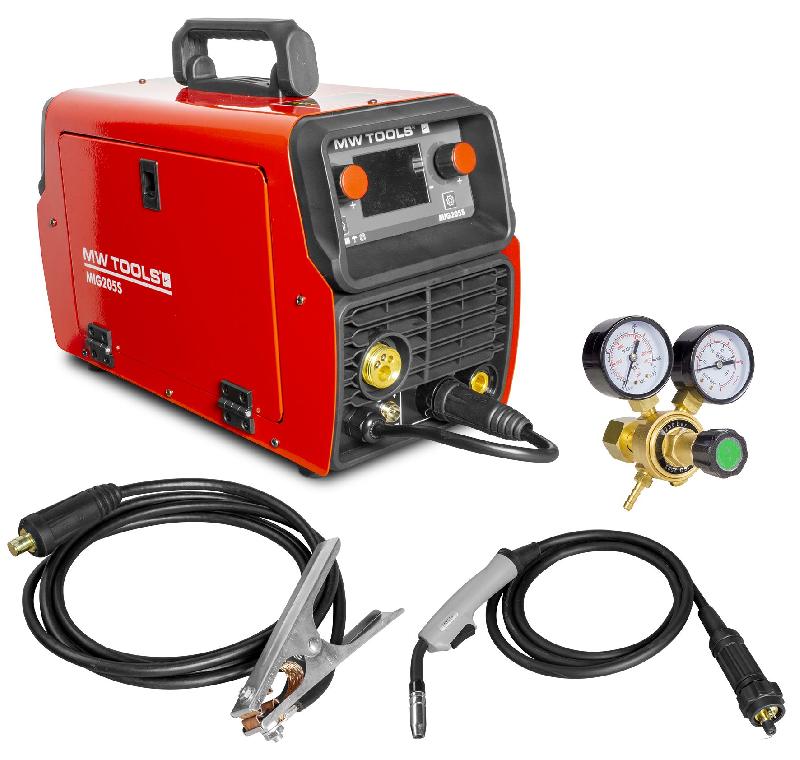Poste à souder inverter MIG Synergie LCD 200 A + accessoires MW Tools MIG205S_0