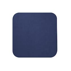 Stil Casa, set 12 sous-verres, polyuréthane, 10x10 cm, saffiano couleur blue. - STBQ-SA-BL_0