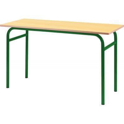 Table fixe 4 pieds - 130x50 cm - Fabricant LNR Mobiliers - Référence TB4PM T6V_0