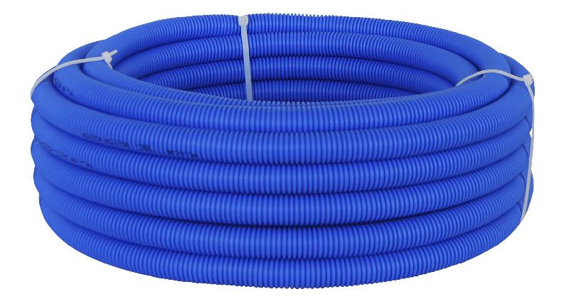 Tube d'alimentation gainé PER - diamètre 10 x 12 mm - couronne de 25 m - Attestation de conformité sanitaire (ACS)_0