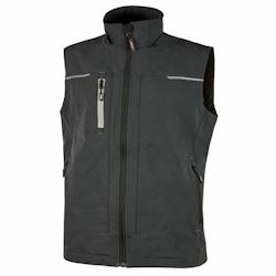 U-Power - Gilet de travail en tissu gris SATURN Gris Taille M - M gris 8033546422182_0