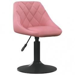 VidaXL Chaise De Salle à Manger Rose Velours - rose 3088818XL_0