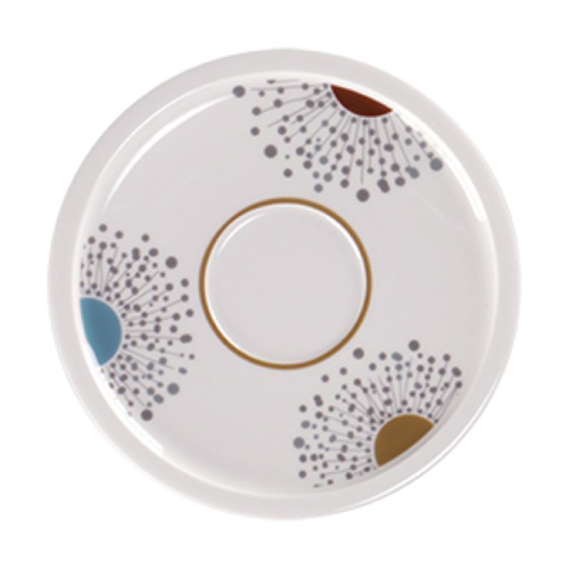 SOUS TASSE BLANC PORCELAINE Ø 13 CM RAKSTONE EASE DÉCOR SPRING