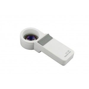 Loupe éclairante LED asphérique - Optico-Paris SAS - Référence 61 698 010 - Diamètre 35 mm - Grossissement 10x_0