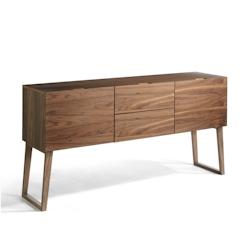 AC ANGEL CERDA Angel Cerdá Buffet en noyer 3077C 160 x 40 x 80 - marron Bois massif 8435631003472_0