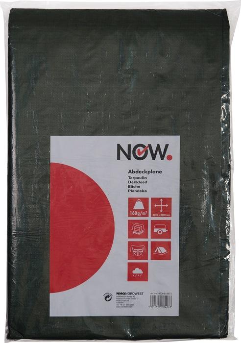 Bâche tissée Super Tarb Standard 4000 x 6000 mm - Vert olive - 160 g/m² - Œillets aluminium - Stabilisée UV_0