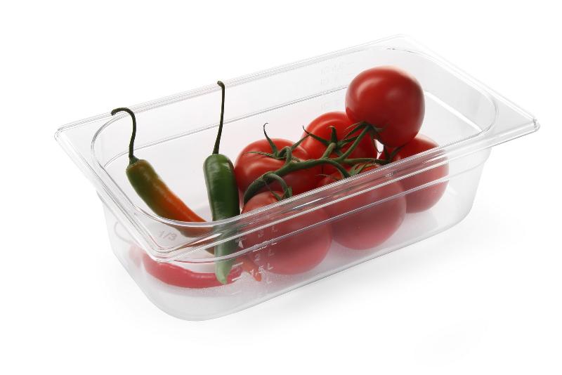 Bac gastronorme 1/3 100 mm en polycarbonate transparent - Référence 861523_0
