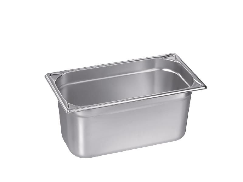 BAC GN BLANCO EN ACIER INOXYDABLE GN 1/3 - 150 MM, CAPACITÉ : 5,5 LITRES