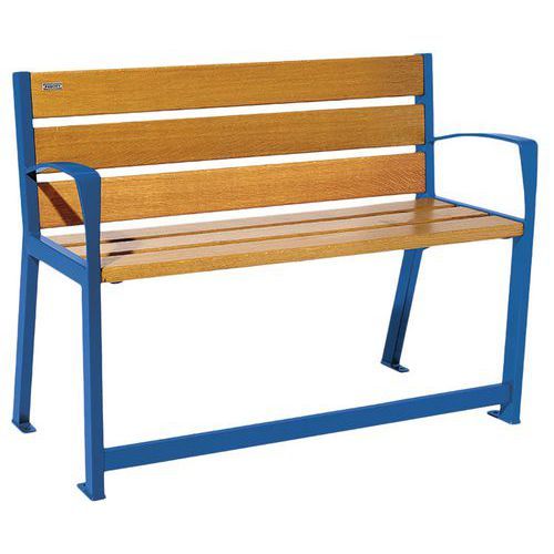 BANC SILAOS SÉNIOR 2 PLACES CHÊNE CLAIR 5010 - PROCITY