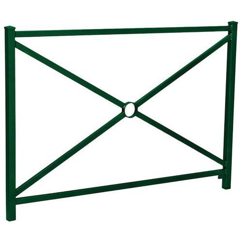 BARRIÈRE ORLÉANS 1.47 M STRUC SIMPLE CROIX - ZINC VERT 6005 - PROCITY