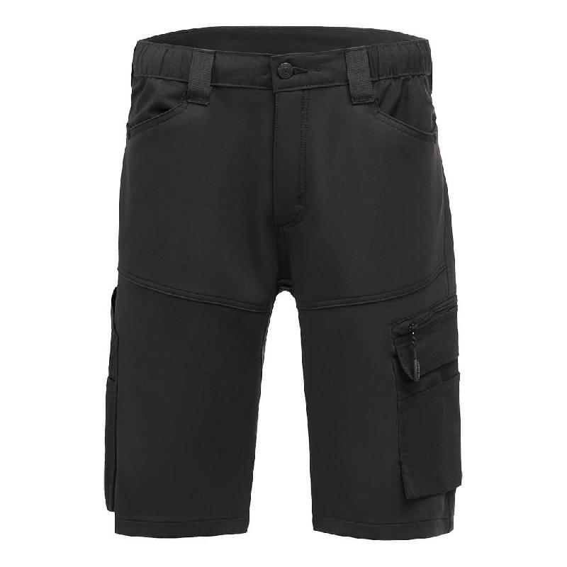 Bermuda de travail stretch DX4 - Tout noir / R / 38_0