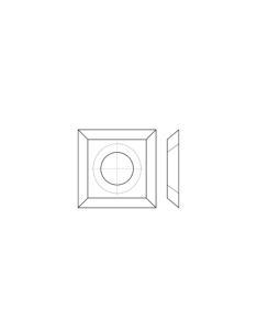 BOITE DE 10 PLAQUETTES CARBURE 19 X 19 X 2 - 4 COUPES  (PRIX DE LA BOITE)