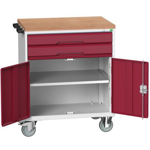 BOTT 1 SERVANTE ROULANTE VERSO 800 X 550 X 980 - BOTT