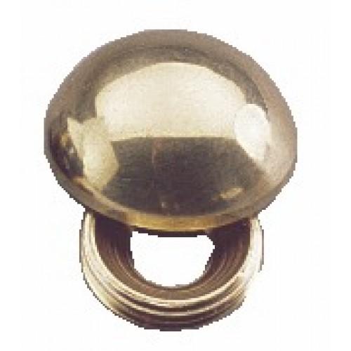 CACHE-VIS CONIQUE EN LAITON POLI - 25 PIÈCES - DIAMÈTRE 16 MM FERRASSE