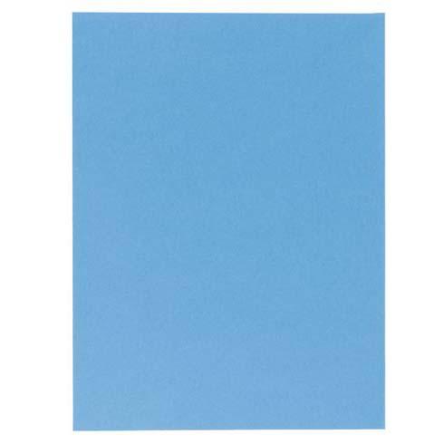 CHEMISE COIN PAPIER DOUBLE POCHES EXACOMPTA A4 DOSSIER 210 G BLEU ROI - PAQUET DE 25