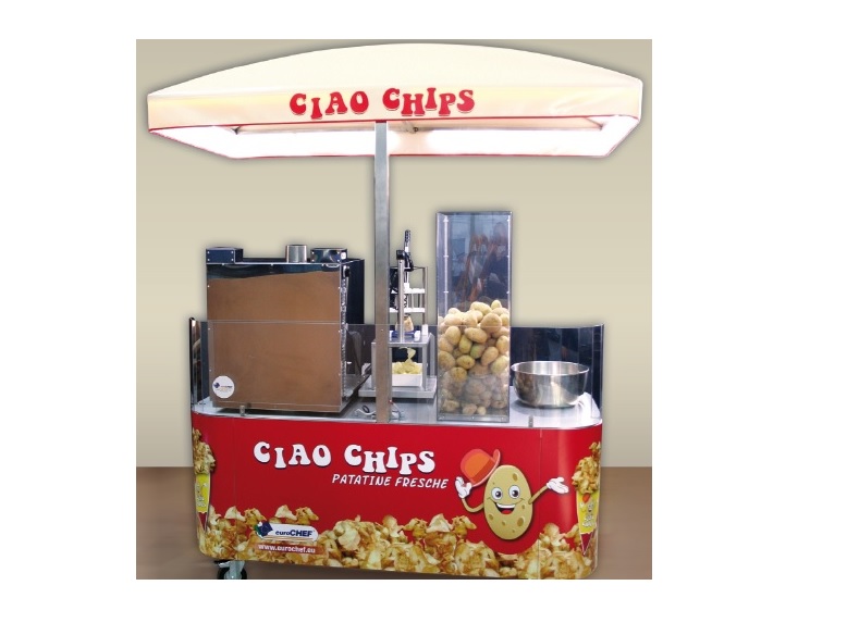 Ciao Chips sur chariot à usage intérieur et extérieur - CA1_0