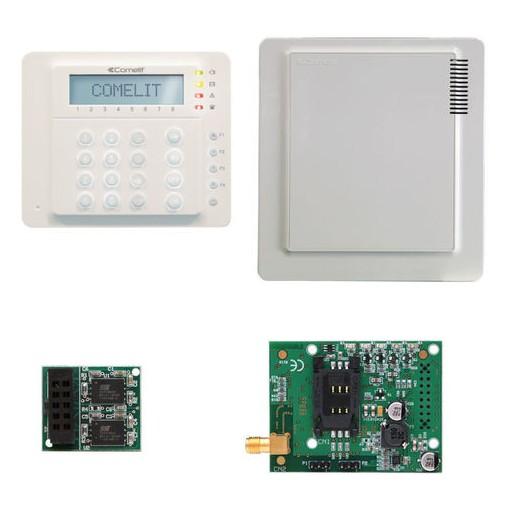 Comelit Kit VEDO VEDOK10FR - Alarme maison anti-intrusion avec sirène extérieure, clavier codé et 4 badges_0