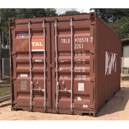 Conteneur maritime DRY 20 pieds fabriqué en acier corten de haute qualité - Occasion - disponible à la location et à la vente_0