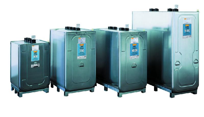 Cuve de stockage de carburant 1500L - acier galvanisé et PEHD avec rétention intégrée_0