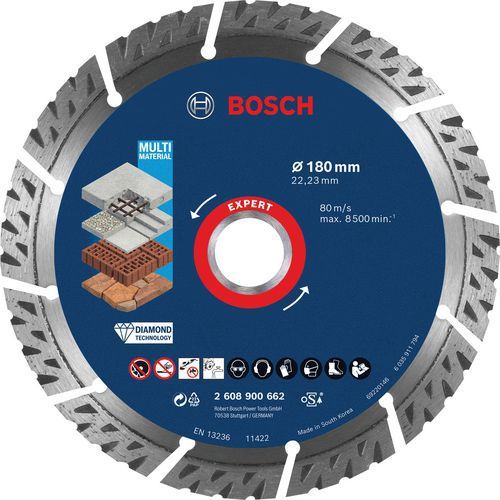 BOSCH 1 DISQUE DIAMANT MULTI-MATERIAUX EXPERT - BOSCH