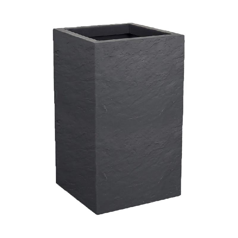 EDA Pot de fleur volcania up carre 36l - GRIS ANTHRACITE - gris 3086960263676_0