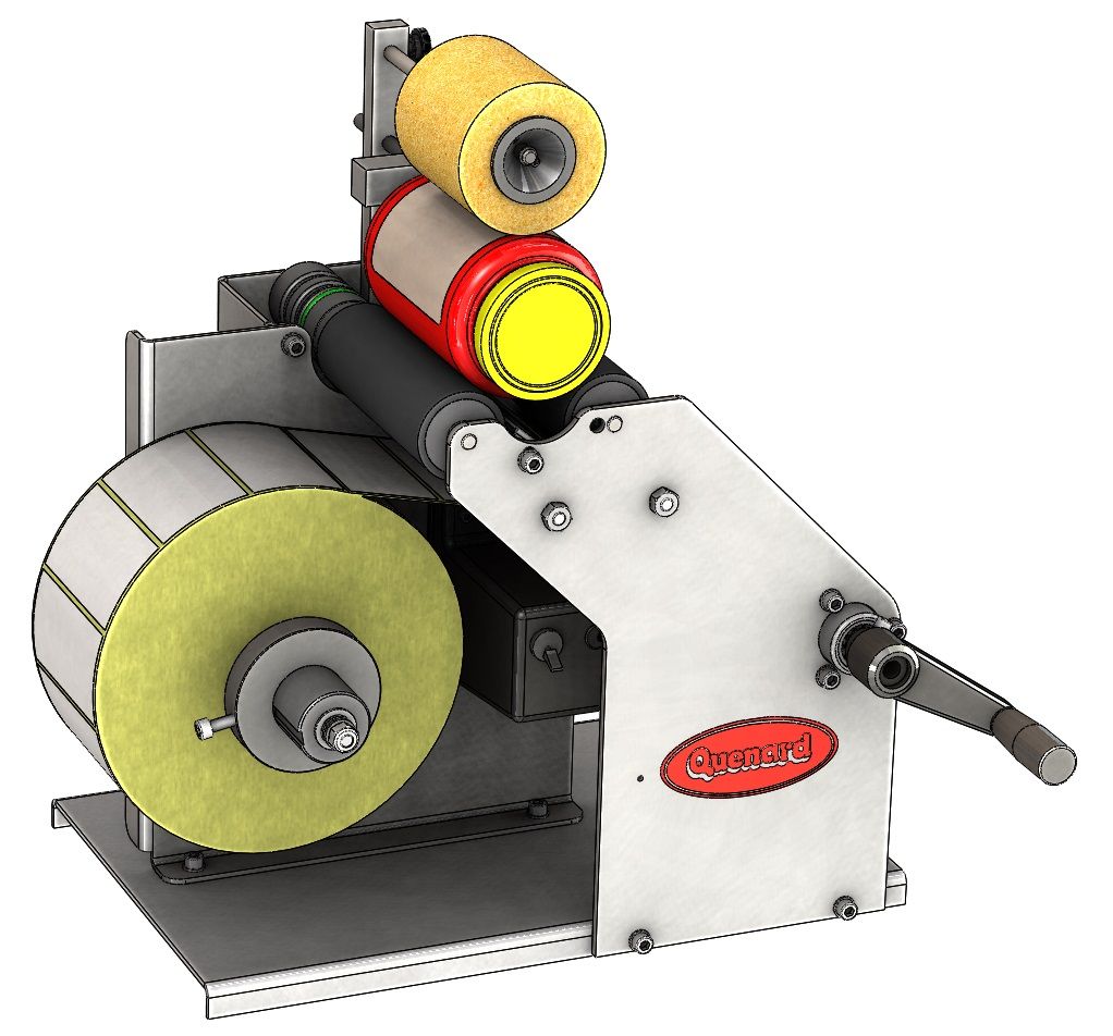 Etiqueteuse semi-automatique pour emballages cylindriques de 45 à 110 mm de diamètre - Autofix Junior_0