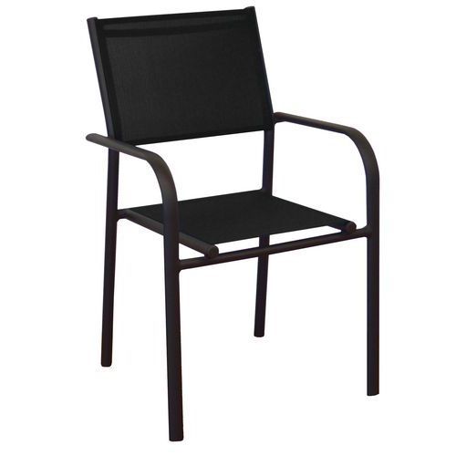 FAUTEUIL DUCA GRAPHITE/NOIR - PROLOISIRS