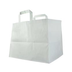 FIRSTPACK FHC - 1000Pcs - Sac cabas papier blanc - 320x200x250mm - blanc papier 210CABTR_0