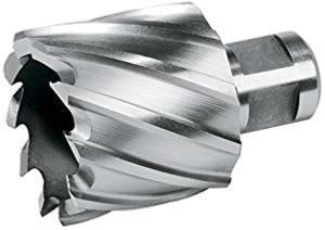 FRAISE À CAROTTER HSSCO 8% DIAMÈTRE 20 MM, PROFONDEUR DE COUPE 75MM, QUEUE WELDON