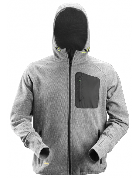 Gilet à capuche FlexiWork - Sweat-shirt en polaire pour liberté de mouvement et chaleur_0