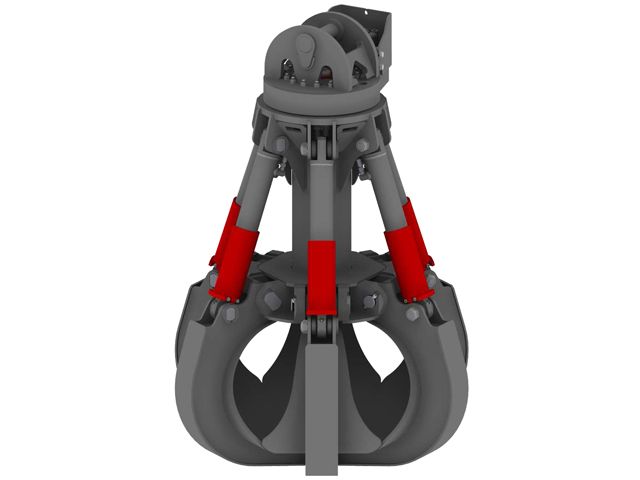 Grappin hydraulique Projac pour pelle - Spécial ferraille - Design robuste et performant_0