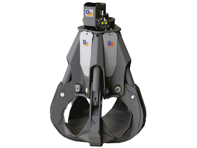 Grappin hydraulique pour pelle, spécial ferraille - Gusella - Charge de 3,5 à 10 tonnes - ScrapKing_0