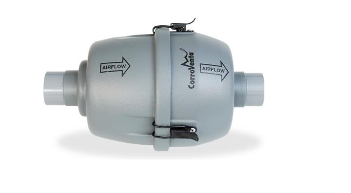 Gros filtre à effet cyclonique - Corrofilter Inline avec filtre fin HEPA pour séparation élevée_0