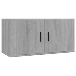 Helloshop26 - Meuble TV multimédia étagère télévision buffet téléviseur salle à manger salon chambre mural sonoma 80 x 34,5 x 40 cm 02_0028193_0