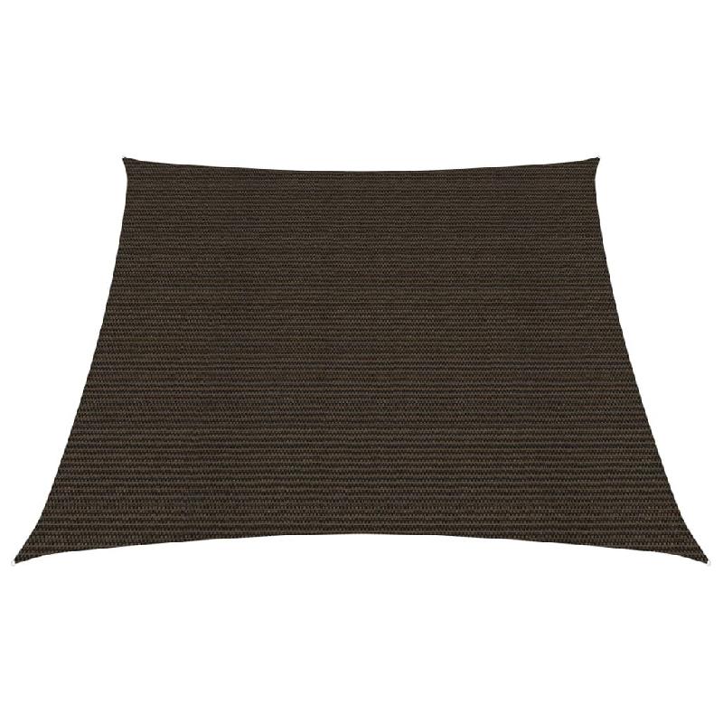Helloshop26 - Voile toile d'ombrage parasol 160 g/m² 3/4 x 2 m PEHD marron 02_0009151 - marron 3000489582728_0