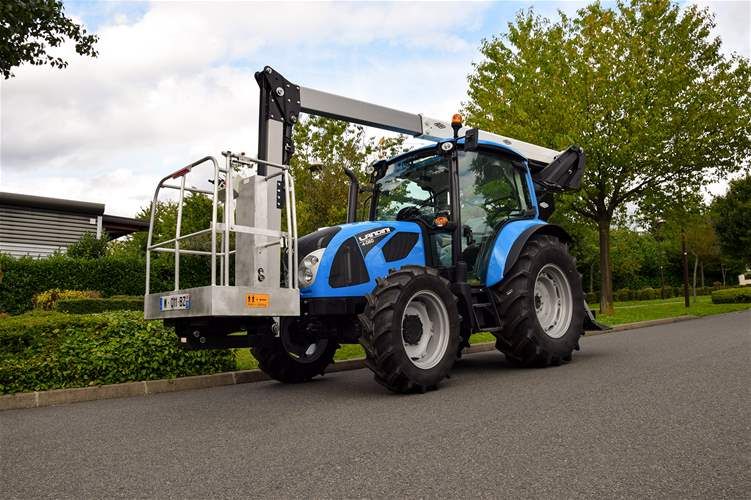 K42p - la nacelle élévatrice télescopique - klubb france - sur tracteurs agricoles - hauteur de travail de 15 m_0