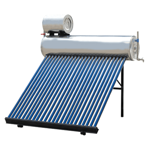 Kit chauffe-eau solaire 200L - Circuit fermé avec 24 tubes et réservoir émaillé_0