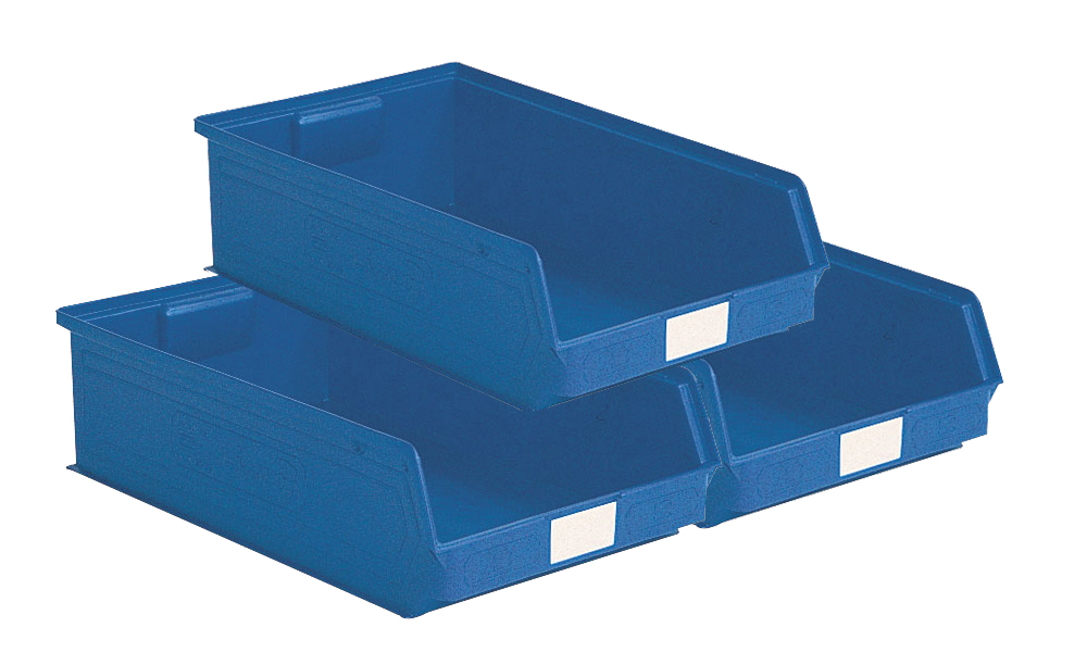 LOT DE 14 BACS À BEC GRAND VOLUME 20 LITRES BLEU