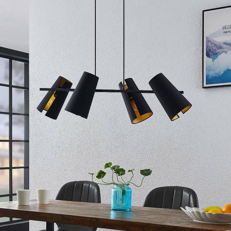 LUCANDE KEMONI SUSPENSION, À QUATRE LAMPES