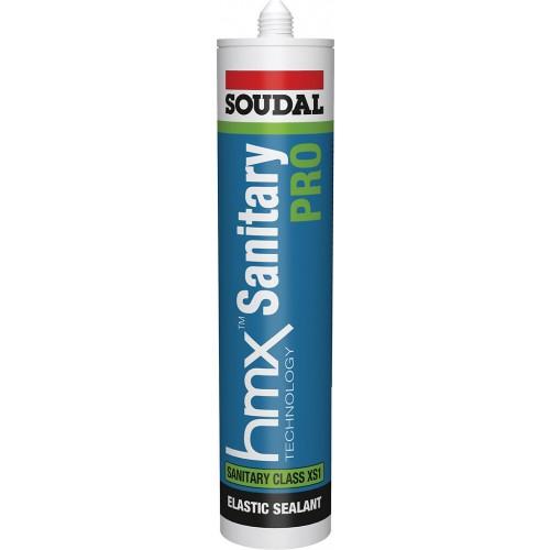 MASTIC-COLLE POLYMÈRE SANITAIRE NEUTRE HMX - SANS ODEUR - GRIS CLAIR SOUDAL