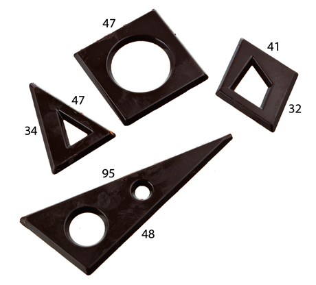 MATFER - MOULE 4X3 DÉCORS GÉOMÉTRIQUES - 380251