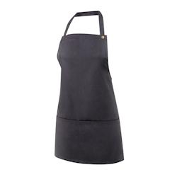 METRO Professional Tablier à bavette , Noir, Jeans Vintage, taille unique, 3 pièces - noir 4337255640054_0
