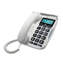 Motorola FW500 Téléphone fixe + SIM, 4G, secours, 8h autonomie, urgence, grandes touches - 107FW500_0